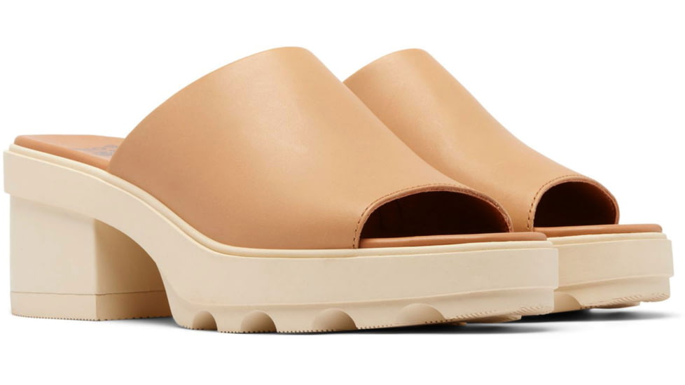 Sorel Joanie Heel Slide Sandals - Womens, Honest Beige/Bleached Ceramic, 11, 2069771-246-11