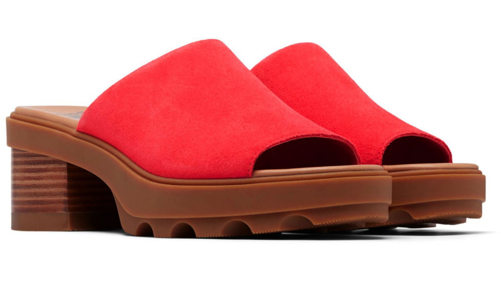 Sorel Joanie Heel Slide Sandals - Womens, Red Glo/Gum 2, 12, 2069771-617-12