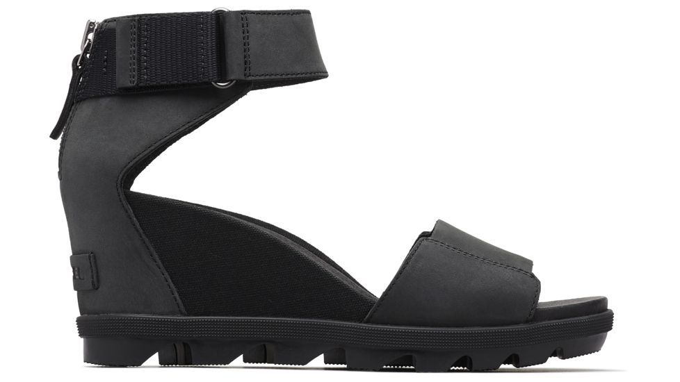 Sorel Joanie Ii Ankle Strap Casual Sandals - Womens, Black, 9.5, 1841101010-9.5