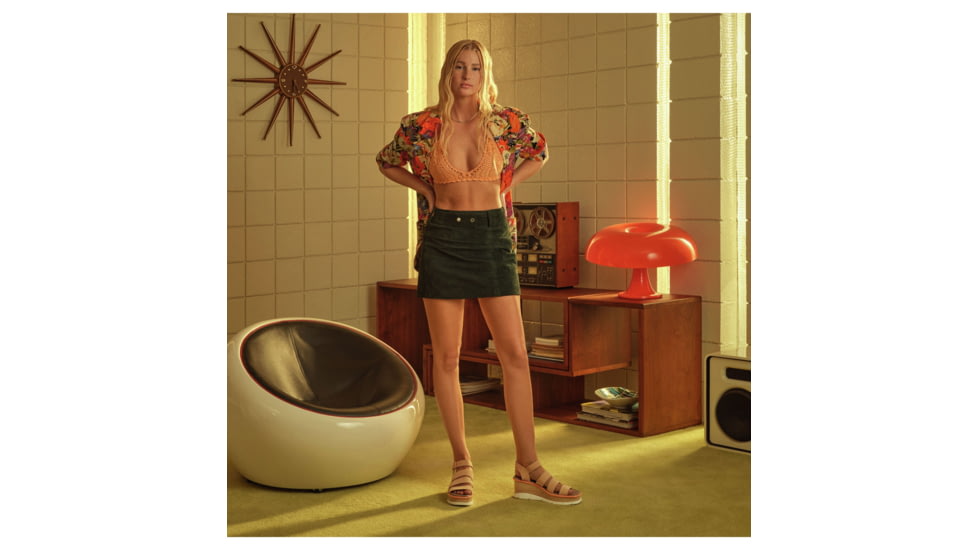 Sorel Joanie III Ankle Strap Wedge Sandals - Womens, Faded Spark/White, 8 US, 1999401-877-8