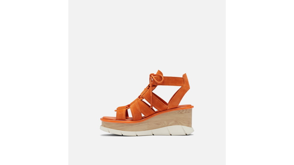Sorel Joanie III Lace Wedge Sandals - Womens, Desert Sun/Chalk, 10 US, 1999371-806-10