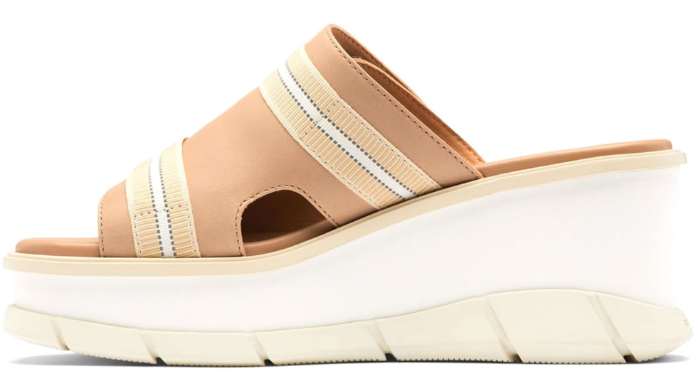 Sorel Joanie III Slide Sandals - Womens, Honest Beige/Chalk, 7.5 US, 2030431-246-7.5