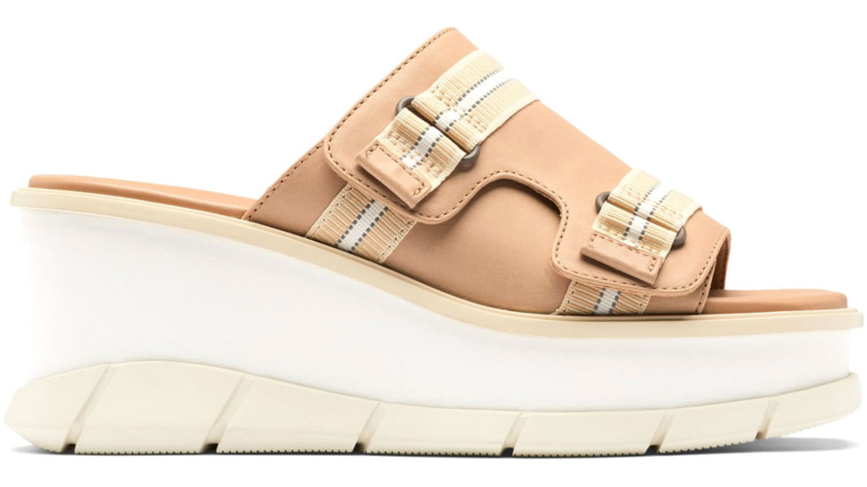 Sorel Joanie III Slide Sandals - Womens, Honest Beige/Chalk, 7.5 US, 2030431-246-7.5