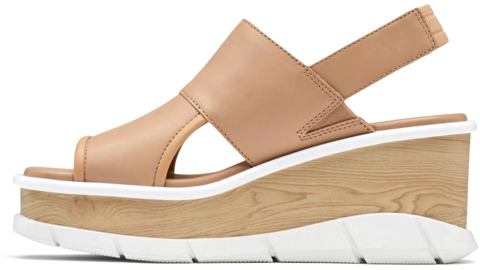 Sorel Joanie III Slingback Sandals - Womens, Honest Beige/White, 8 US, 1999431-246-8