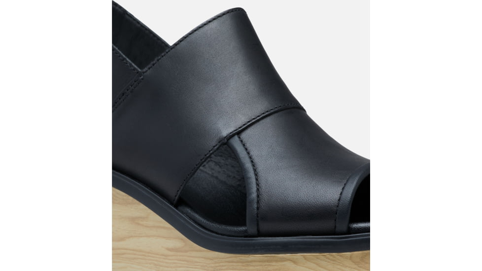 Sorel Joanie III Slingback Wedge Sandals - Womens, Black/White, 9.5 US, 1999411-010-9.5