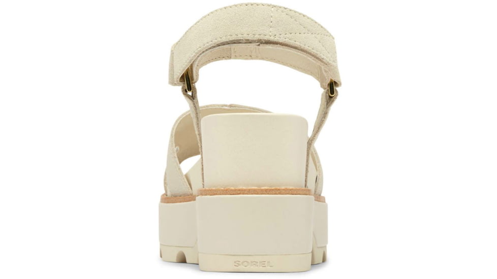 Sorel Joanie IV Ankle Strap Wedge Sandals - Womens, Chalk/Chalk, 12, 2069781-191-12