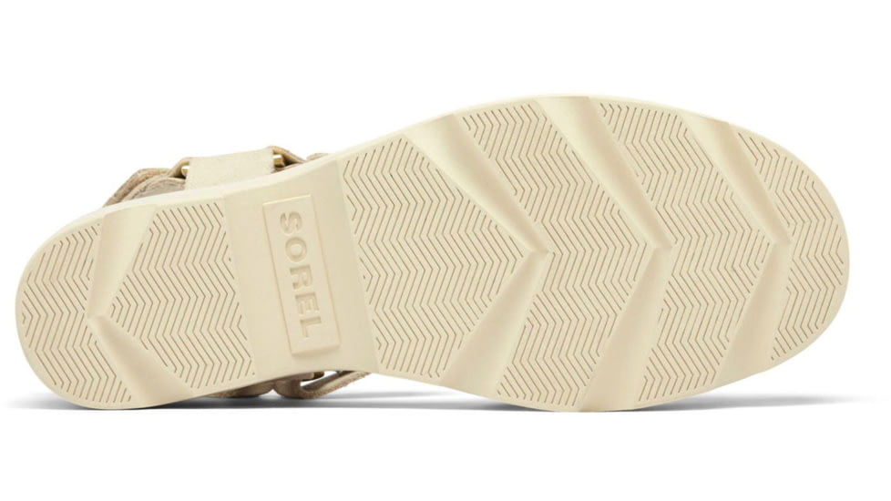 Sorel Joanie IV Ankle Strap Wedge Sandals - Womens, Chalk/Chalk, 12, 2069781-191-12