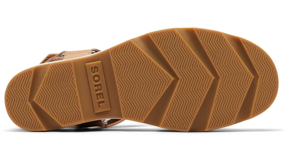 Sorel Joanie IV Ankle Strap Wedge Sandals - Womens, Honest Beige/Gum 17, 8.5, 2069781-246-8.5