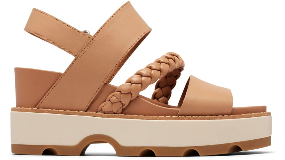 Sorel Joanie IV Slingback Wedge Sandals - Womens, Honest Beige/Bleached Ceramic, 6.5, 2069801-246-6.5