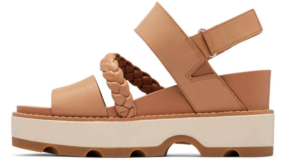 Sorel Joanie IV Slingback Wedge Sandals - Womens, Honest Beige/Bleached Ceramic, 6.5, 2069801-246-6.5
