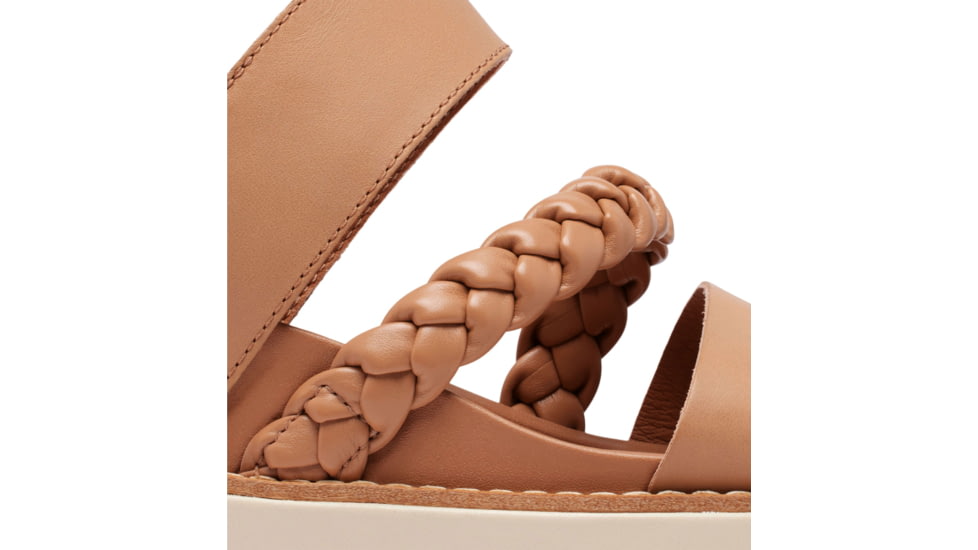 Sorel Joanie IV Slingback Wedge Sandals - Womens, Honest Beige/Bleached Ceramic, 6.5, 2069801-246-6.5