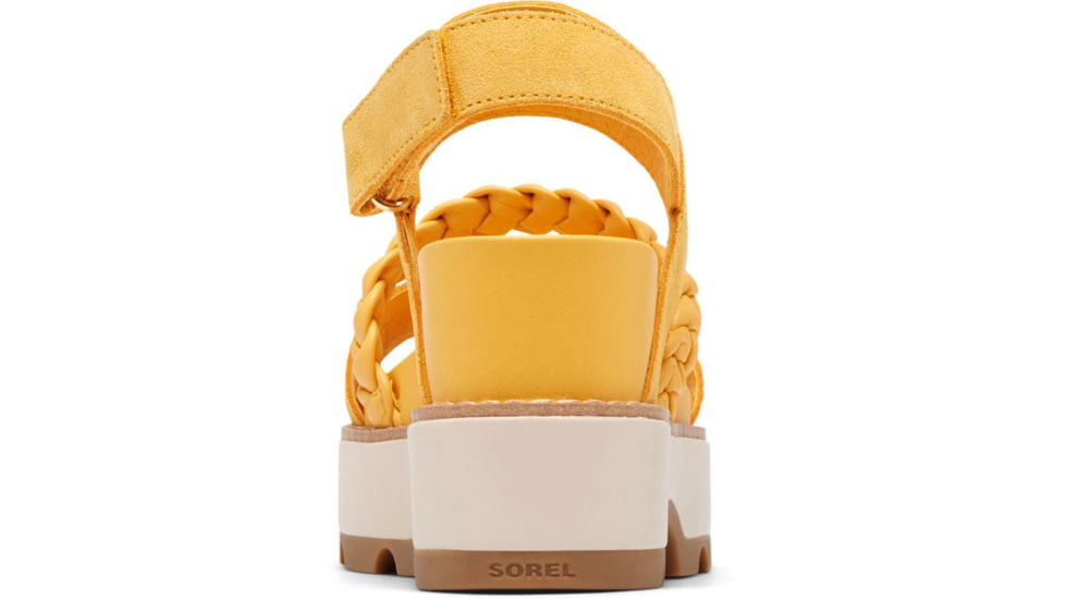 Sorel Joanie IV Slingback Wedge Sandals - Womens, Yellow Ray/Honey White, 7, 2069801-765-7