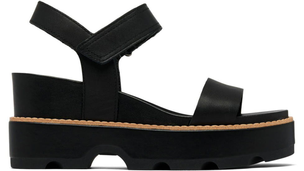 Sorel Joanie IV Y Strap Wedge Sandals - Women's, 010, 5, 2076831-010-5