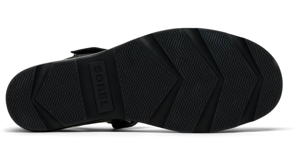 Sorel Joanie IV Y Strap Wedge Sandals - Womens, Black/Sea Salt, 5, 2076831-010-5
