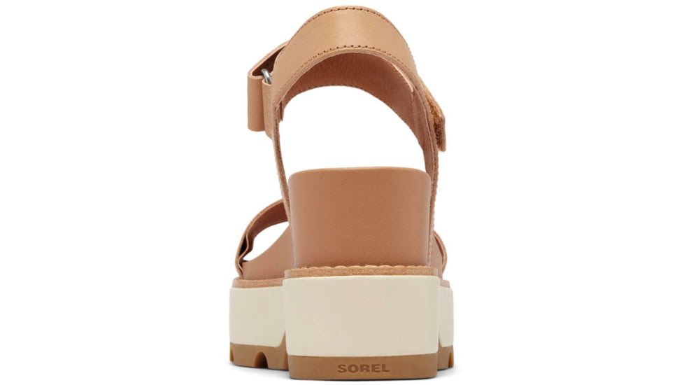 Sorel Joanie IV Y Strap Wedge Sandals - Womens, Honest Beige/Bleached Ceramic, 6, 2076831-243-6