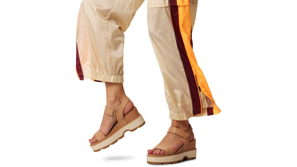 Sorel Joanie IV Y Strap Wedge Sandals - Womens, Honest Beige/Bleached Ceramic, 6, 2076831-243-6