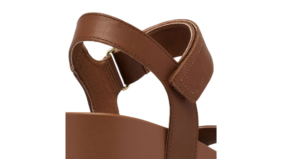 Sorel Joanie IV Y Strap Wedge Sandals - Womens, Velvet Tan/Blackened Brown, 5, 2076831-242-5