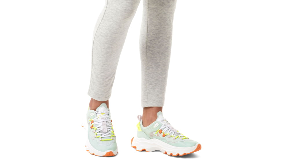 Sorel Kinetic Breakthru Tech Lace Sneakers - Womens, Tea Light/Sea Salt, 9.5 US, 1986291-309-9.5