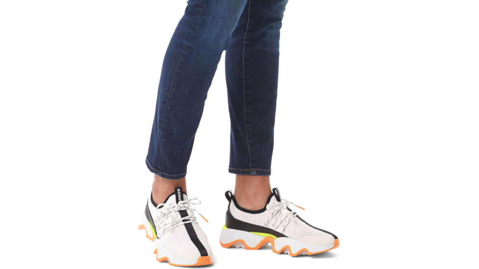 Sorel Kinetic Impact II Lace Sneakers - Womens, Sea Salt/Koi, 9.5 US, 2034541-125-9.5