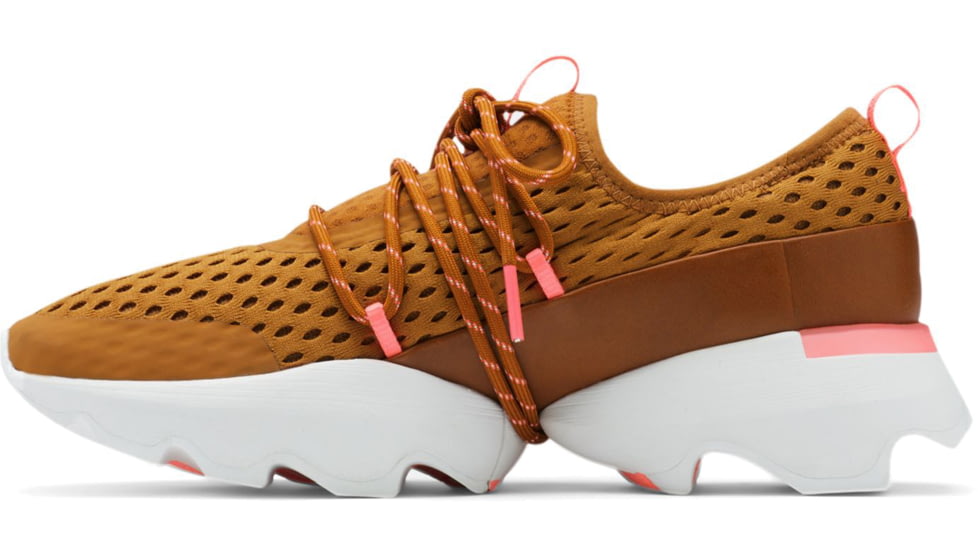 Sorel Kinetic Impact Lace Sneakers - Womens, Burnished Amber, Coral Glow, 8, 1942111-795-8