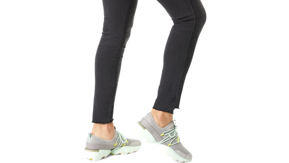 Sorel Kinetic Impact Lace Sneakers - Womens, Dove, Sea Salt, 8, 1986491-081-8