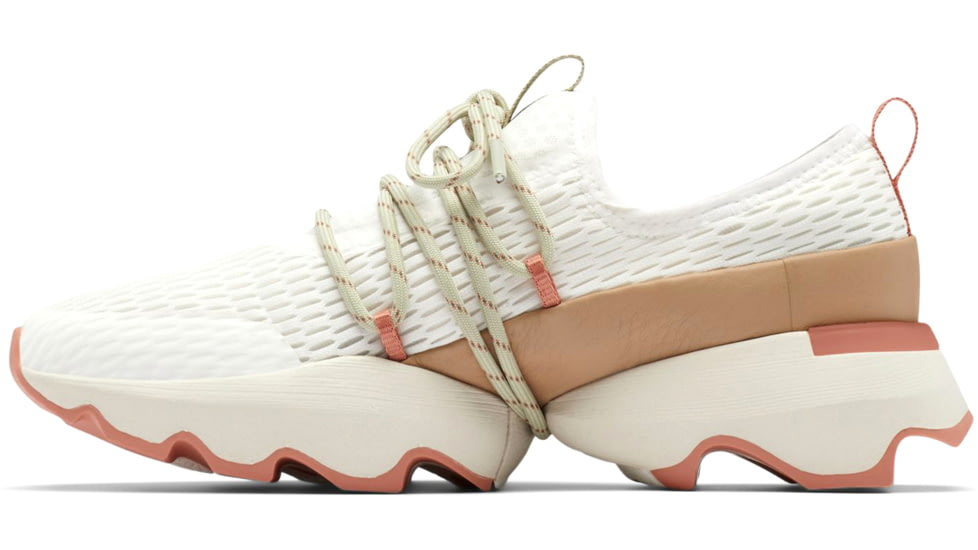 Sorel Kinetic Impact Lace Sneakers - Womens, Sea Salt, Stone Green, 7, 1986491-125-7