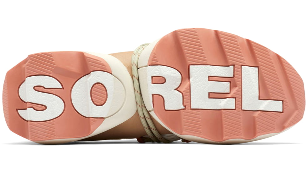 Sorel Kinetic Impact Lace Sneakers - Womens, Sea Salt, Stone Green, 7, 1986491-125-7