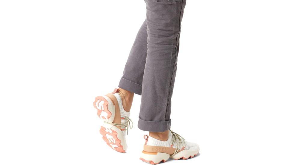 Sorel Kinetic Impact Lace Sneakers - Womens, Sea Salt, Stone Green, 7, 1986491-125-7