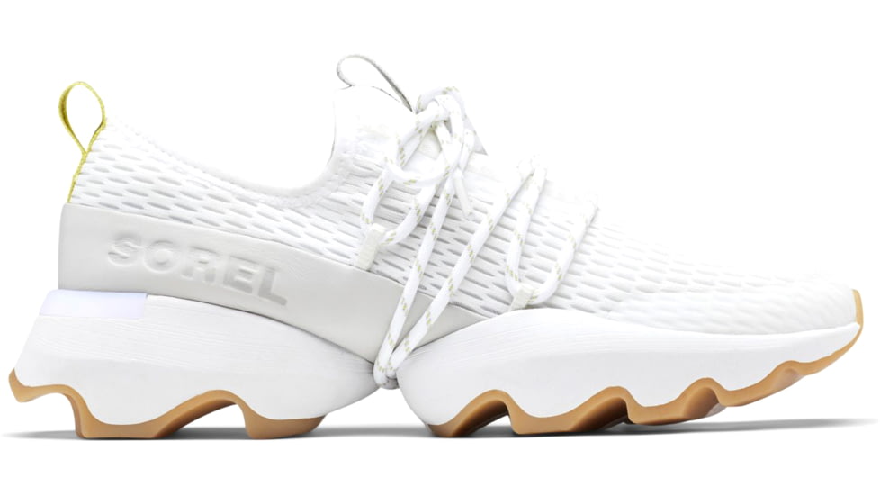 Sorel Kinetic Impact Lace Sneakers - Womens, White, Gum 16, 6.5, 1986491-100-6.5