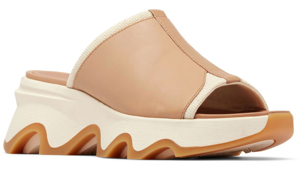 Sorel Kinetic Impact Slide High Sandal - Womens, Honest Beige/Honey White, 9, 2030471-247-9