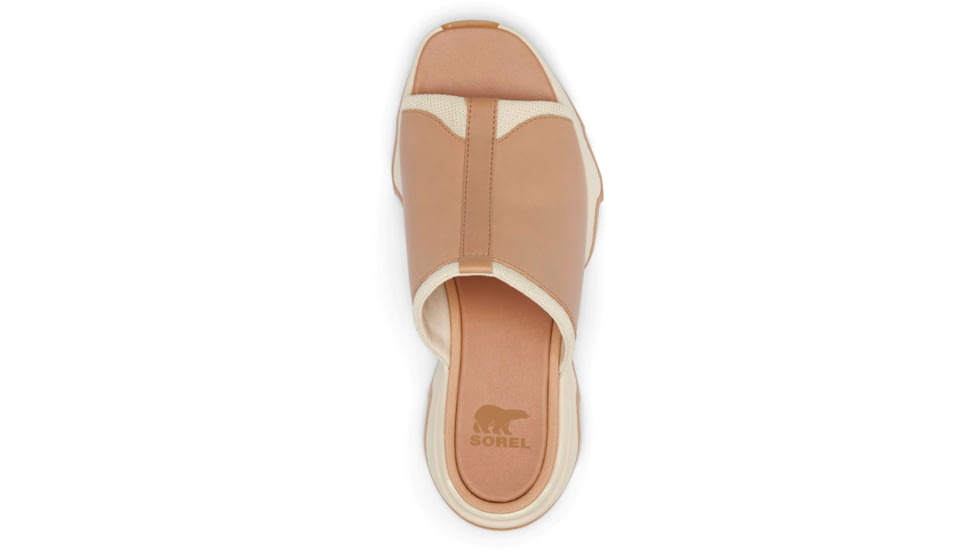 Sorel Kinetic Impact Slide High Sandal - Womens, Honest Beige/Honey White, 9, 2030471-247-9