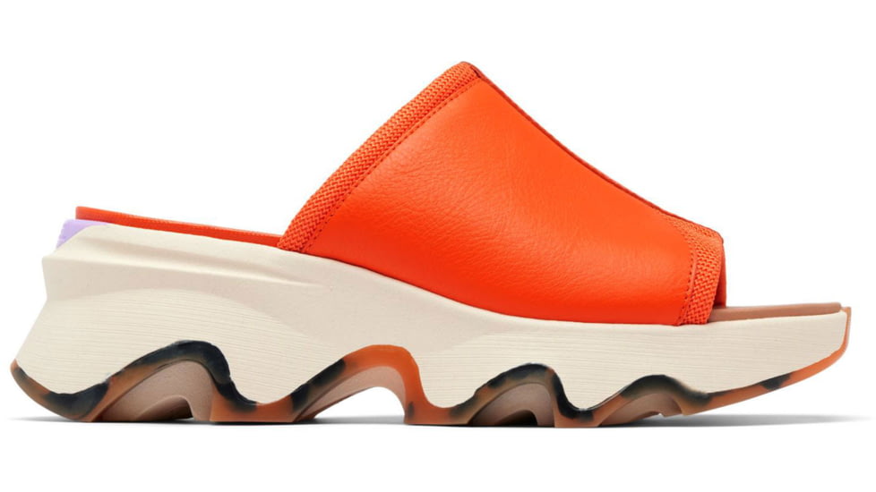 Sorel Kinetic Impact Slide High Sandal - Womens, Optimized Orange/Honey White, 7, 2030471-862-7
