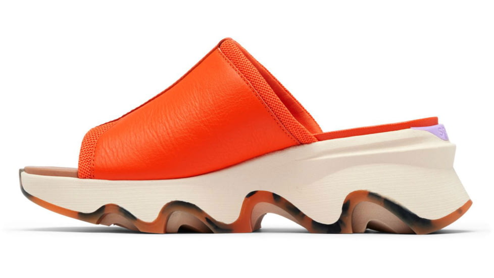 Sorel Kinetic Impact Slide High Sandal - Womens, Optimized Orange/Honey White, 7, 2030471-862-7