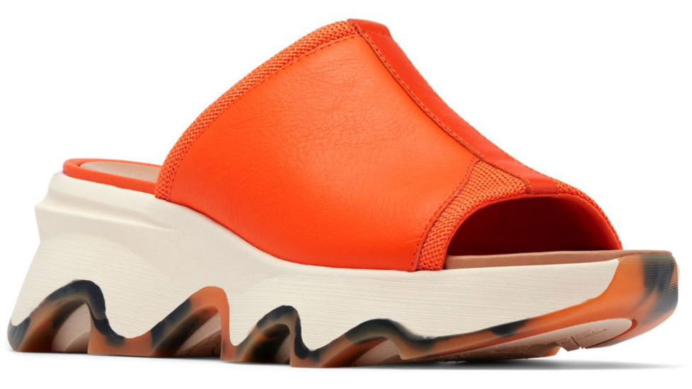 Sorel Kinetic Impact Slide High Sandal - Womens, Optimized Orange/Honey White, 7, 2030471-862-7