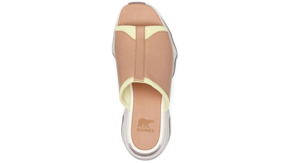 Sorel Kinetic Impact Slide High Sandals - Womens, Honest Beige/Chalk, 7.5 US, 2030471-246-7.5