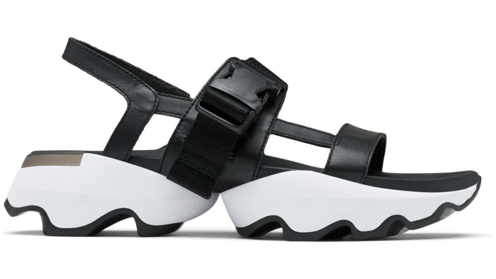 Sorel Kinetic Impact Sling Sandals - Womens, Black/White, 9 US, 1999461-010-9