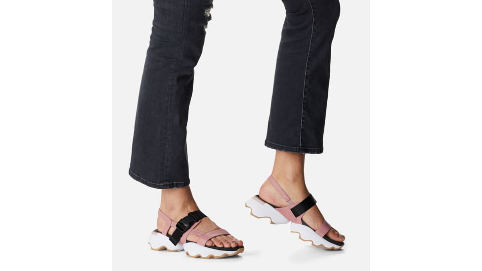 Sorel Kinetic Impact Sling Sandals - Womens, Eraser Pink/White, 8.5 US, 1999461-659-8.5