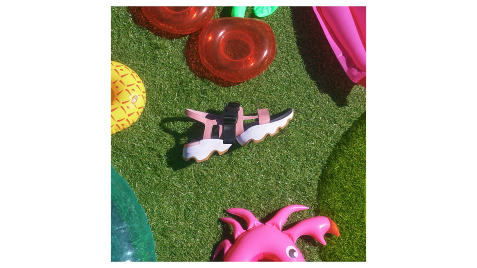 Sorel Kinetic Impact Sling Sandals - Womens, Eraser Pink/White, 8.5 US, 1999461-659-8.5