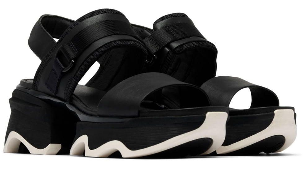 Sorel Kinetic Impact Slingback Heel Sandal - Womens, Black/Black, 6, 2030481-011-6