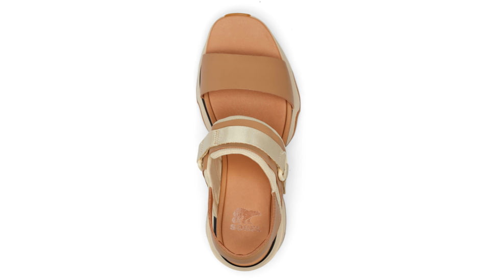 Sorel Kinetic Impact Slingback Heel Sandal - Womens, Honest Beige/Honey White, 10.5, 2030481-247-10.5