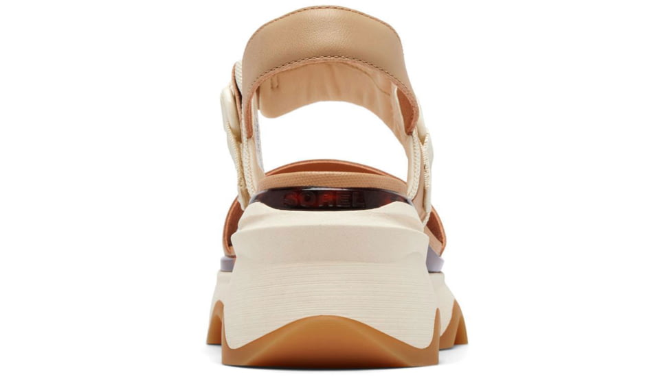 Sorel Kinetic Impact Slingback Heel Sandal - Womens, Honest Beige/Honey White, 10.5, 2030481-247-10.5