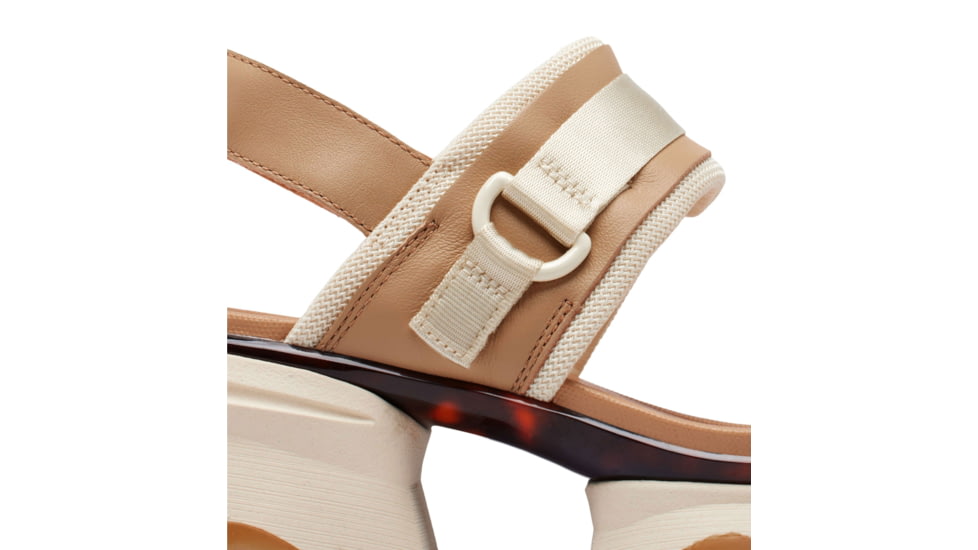 Sorel Kinetic Impact Slingback Heel Sandal - Womens, Honest Beige/Honey White, 10.5, 2030481-247-10.5