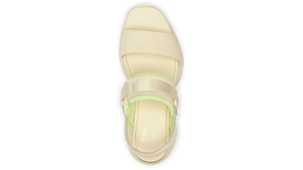 Sorel Kinetic Impact Slingback Heel Sandal - Womens, Honey White/Luminous Lime, 9, 2030481-292-9