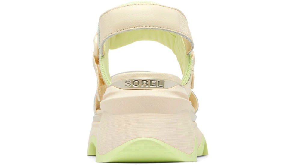 Sorel Kinetic Impact Slingback Heel Sandal - Womens, Honey White/Luminous Lime, 9, 2030481-292-9