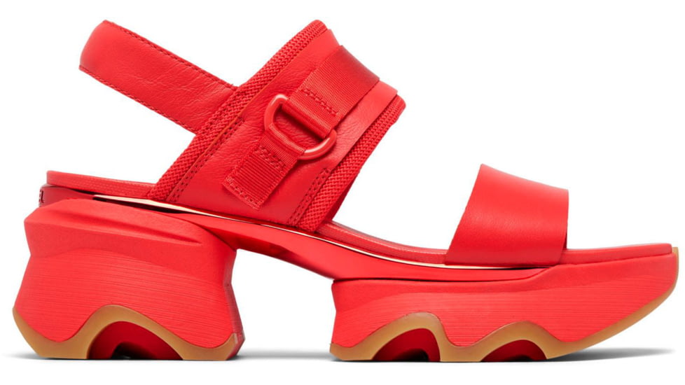 Sorel Kinetic Impact Slingback Heel Sandal - Womens, Red Glo/Gum 16, 7.5, 2030481-617-7.5
