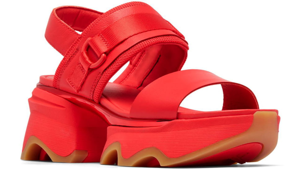 Sorel Kinetic Impact Slingback Heel Sandal - Womens, Red Glo/Gum 16, 7.5, 2030481-617-7.5