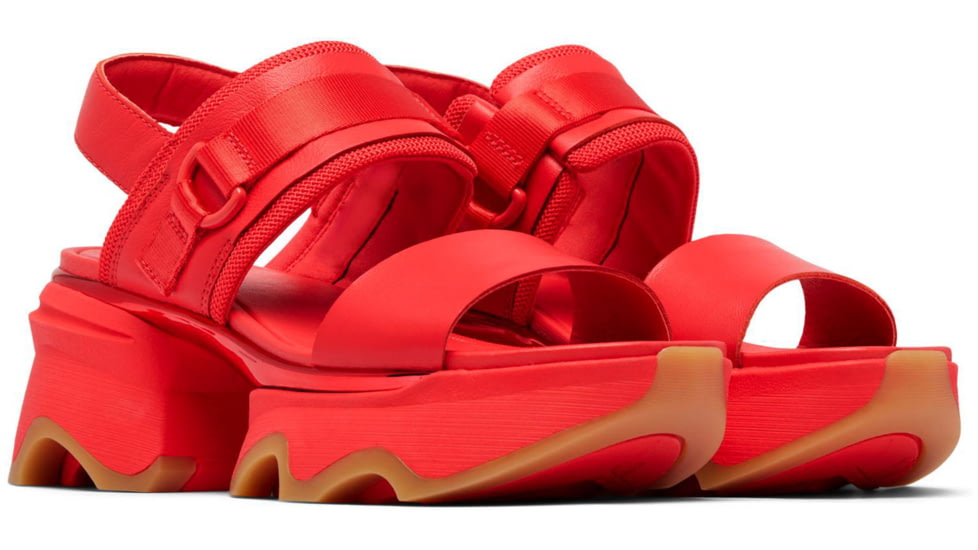 Sorel Kinetic Impact Slingback Heel Sandal - Womens, Red Glo/Gum 16, 7.5, 2030481-617-7.5