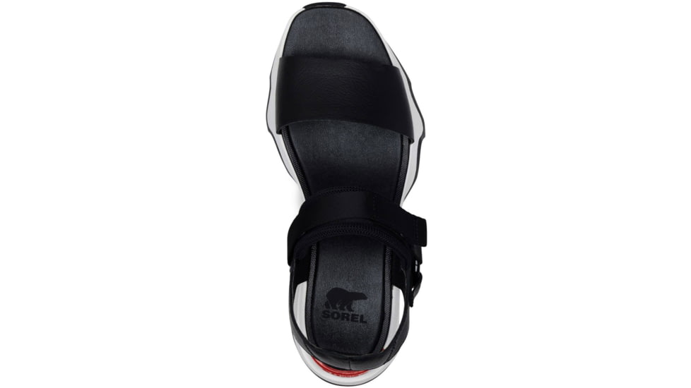 Sorel Kinetic Impact Y-Strap High Sandal - Womens, Black/Sea Salt, 9.5, 2030461-010-9.5