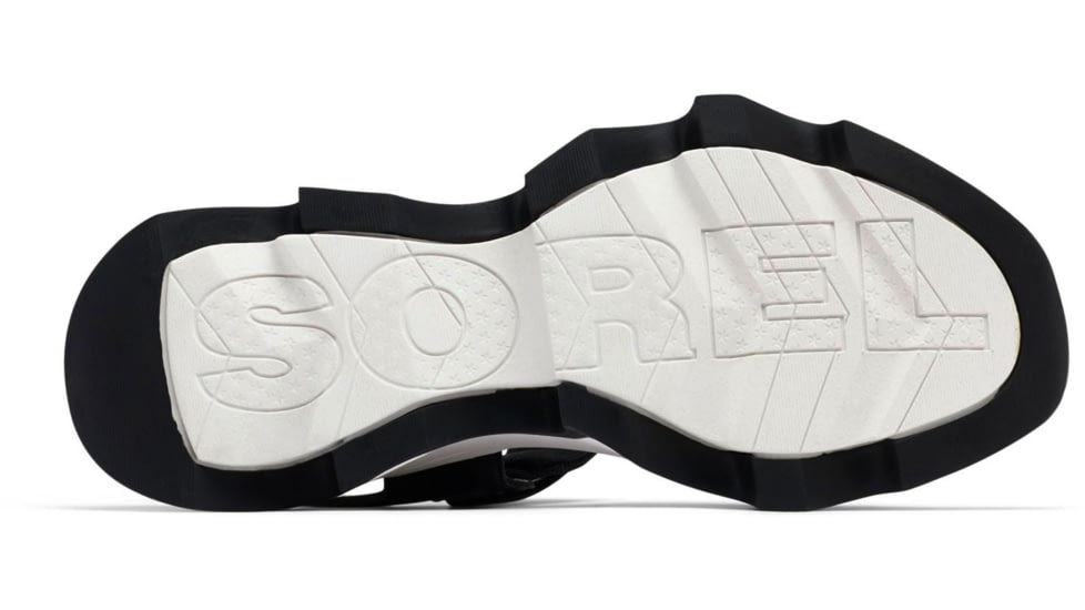 Sorel Kinetic Impact Y-Strap High Sandal - Womens, Black/Sea Salt, 9.5, 2030461-010-9.5