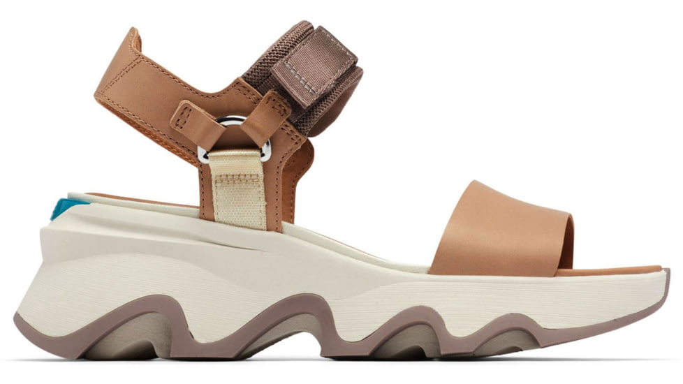 Sorel Kinetic Impact Y-Strap High Sandal - Womens, Honest Beige/Chalk, 9.5, 2030461-246-9.5